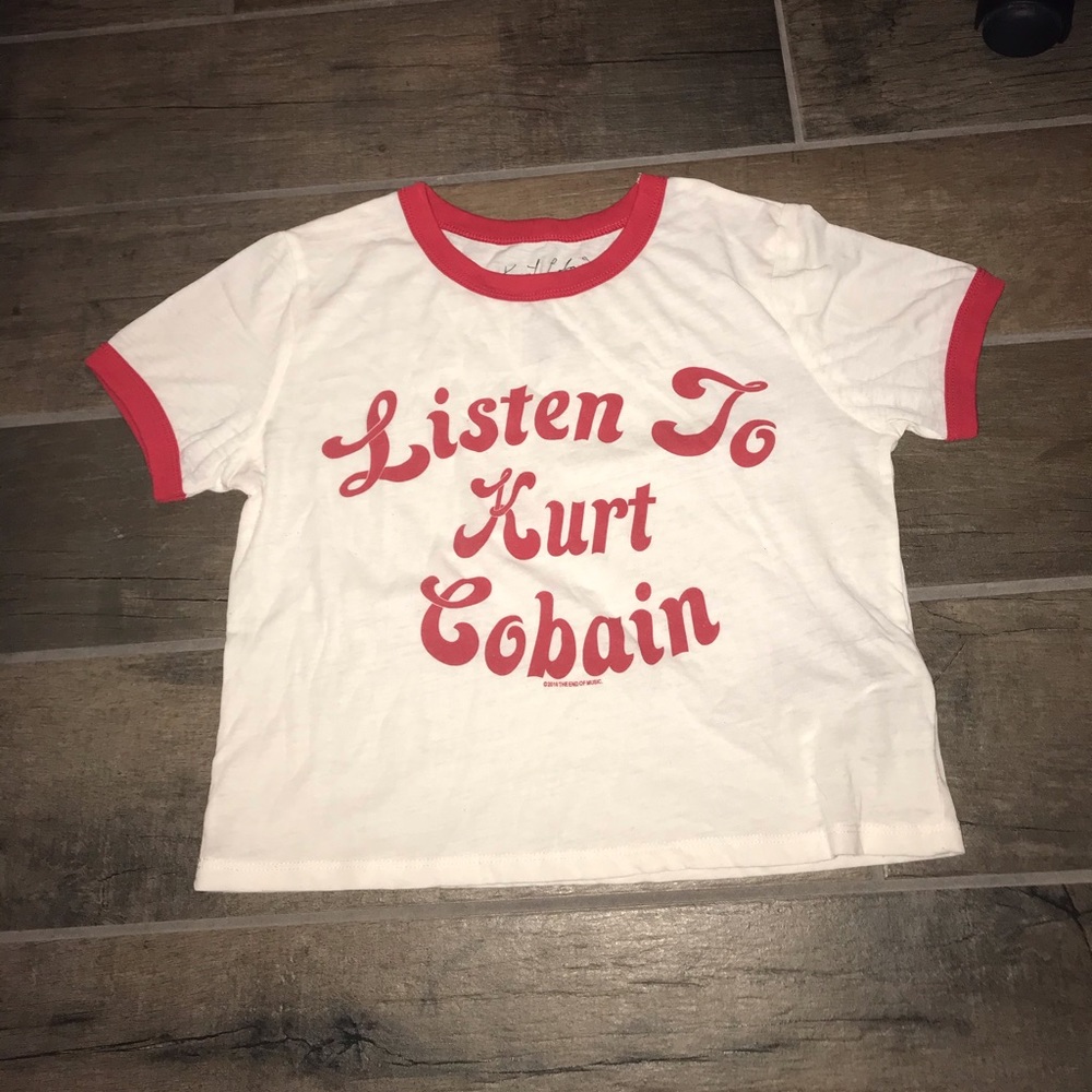 Nirvana Crop Top | Kurt Cobain | Band T-Shirt